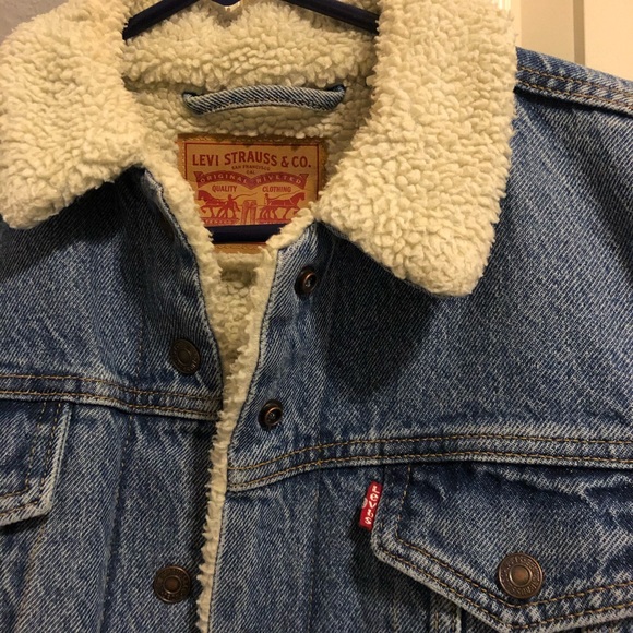 levi’s original sherpa denim jacket - Picture 2 of 4